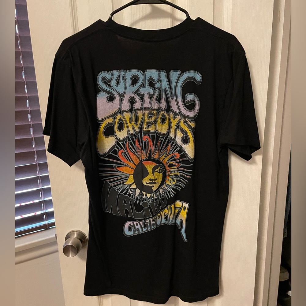 Surfing Cowboys T shirt Mens Large Malibu